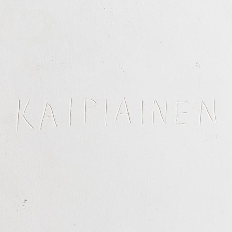 BIRGER KAIPIAINEN, a stoneware decorative dish signed Kaipiainen.