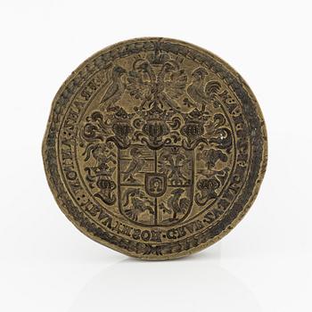 Seal for Reichsfürst and later Prince-Bishop Franz Anton Harrach zu Rorau (1665-1727) as coadjutor, dated 1697.