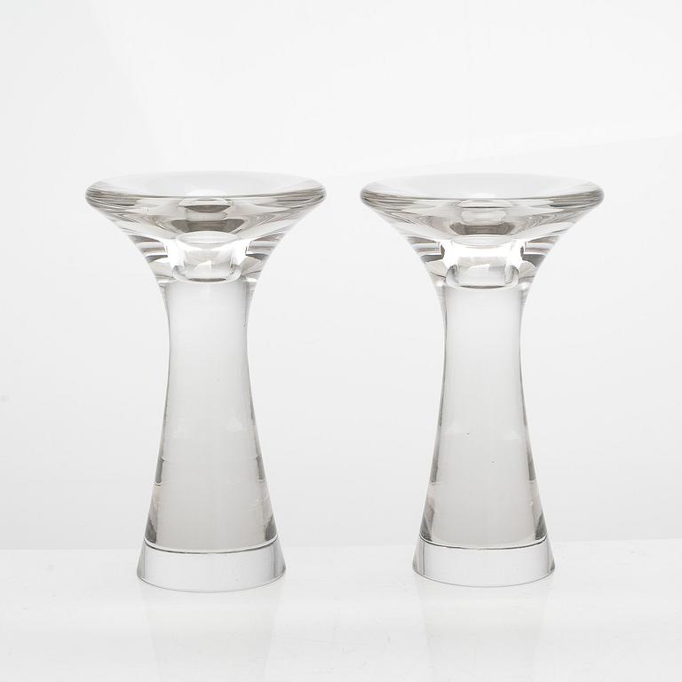 Tapio Wirkkala, ljusstakar, ett par, signerade Tapio Wirkkala - 3412. Iittala.