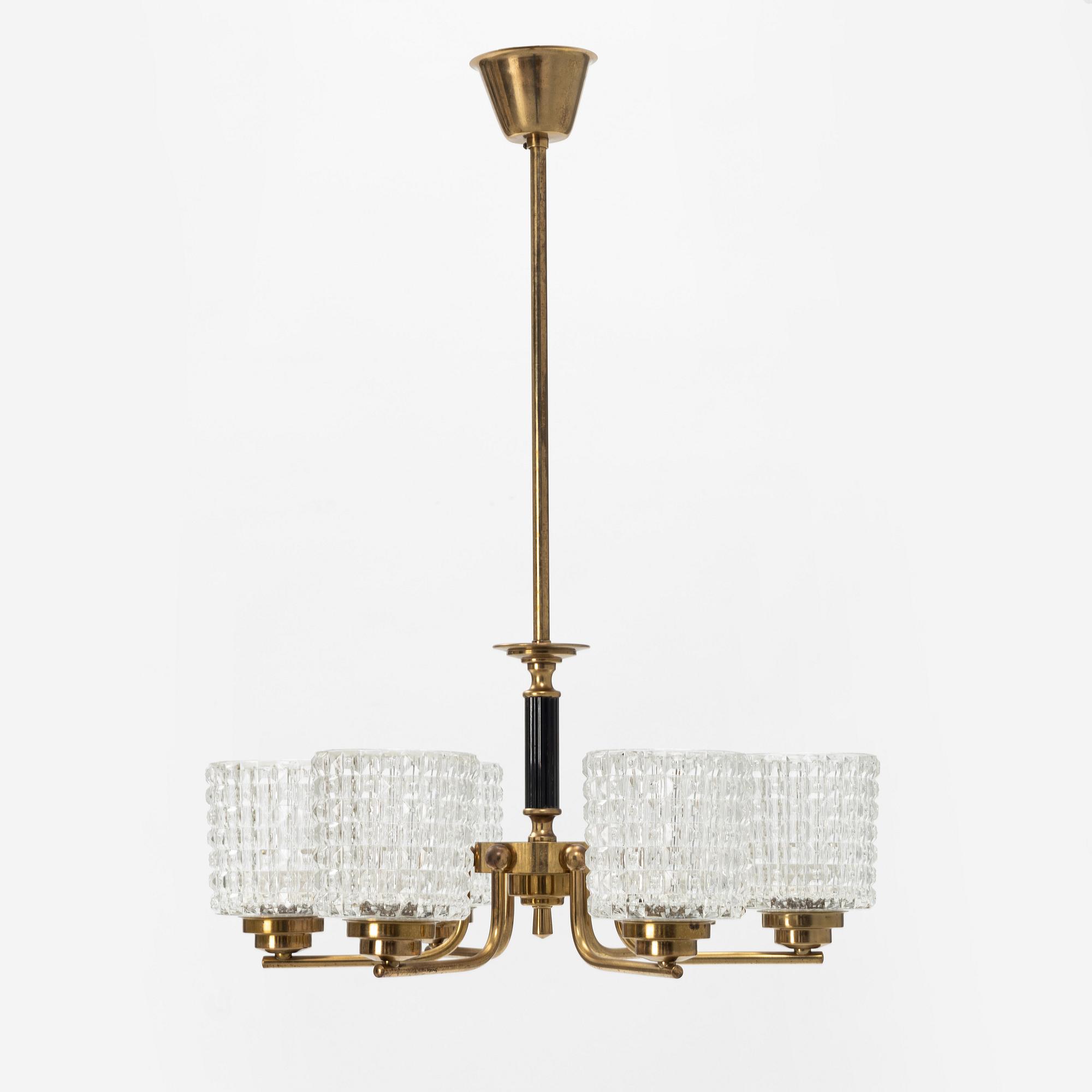 Taklampa, 1900-talets mitt.