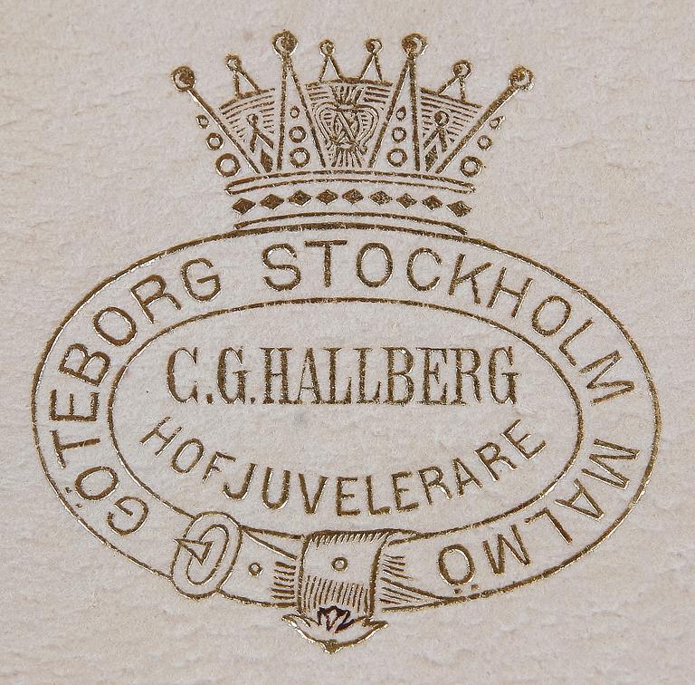 BESTICK, 183 st, silver, modell Empire, CG Hallberg, Stockholm, 1904.