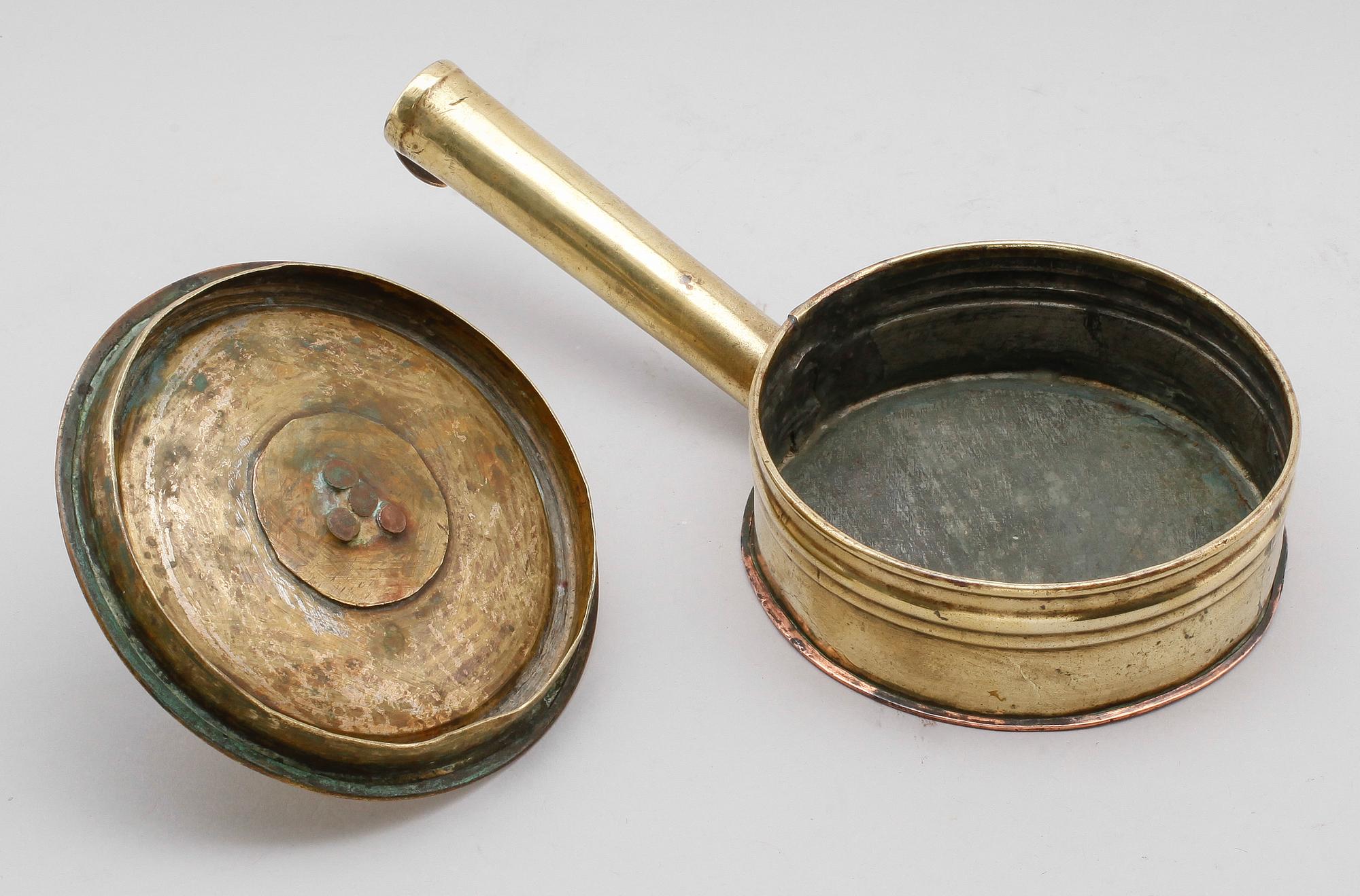NATTLJUSSTAKE, mässing, 1700-/1800-tal.