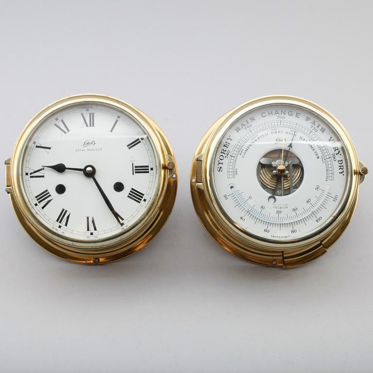 SKEPPSBAROMETER OCH KLOCKA, Schatz, 1900-talets andra hälft.