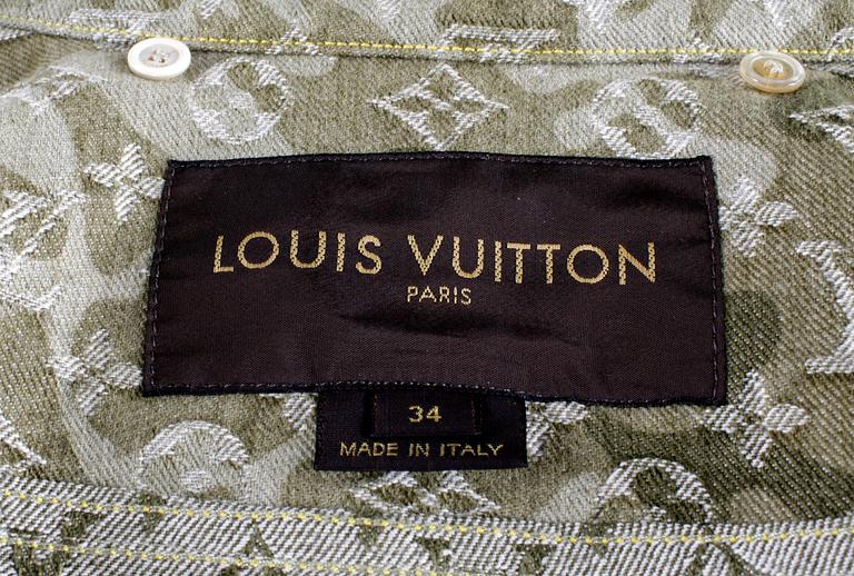 A jeans jacket by Louis Vuitton.