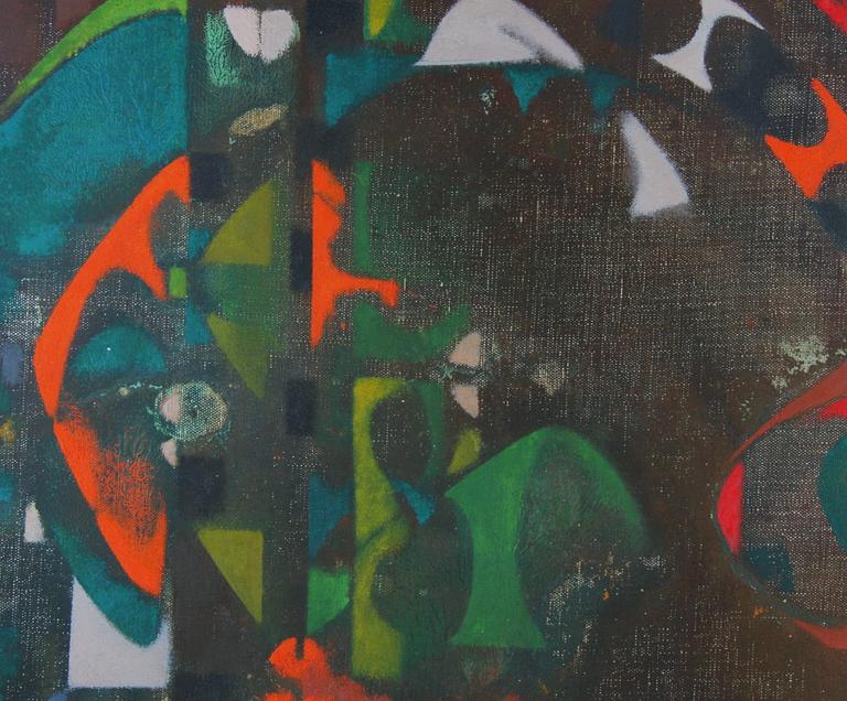 GYNNING, LARS. Olja på duk, sign.