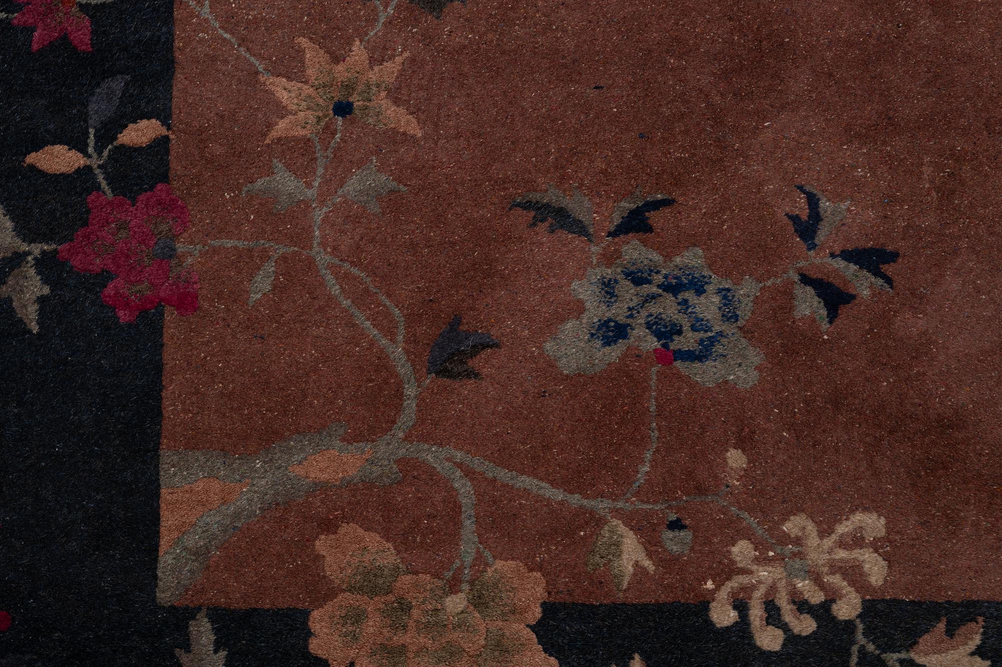 Rug, antique Chinese 'art deco', approx. 360 x 272 cm, circa 1930.