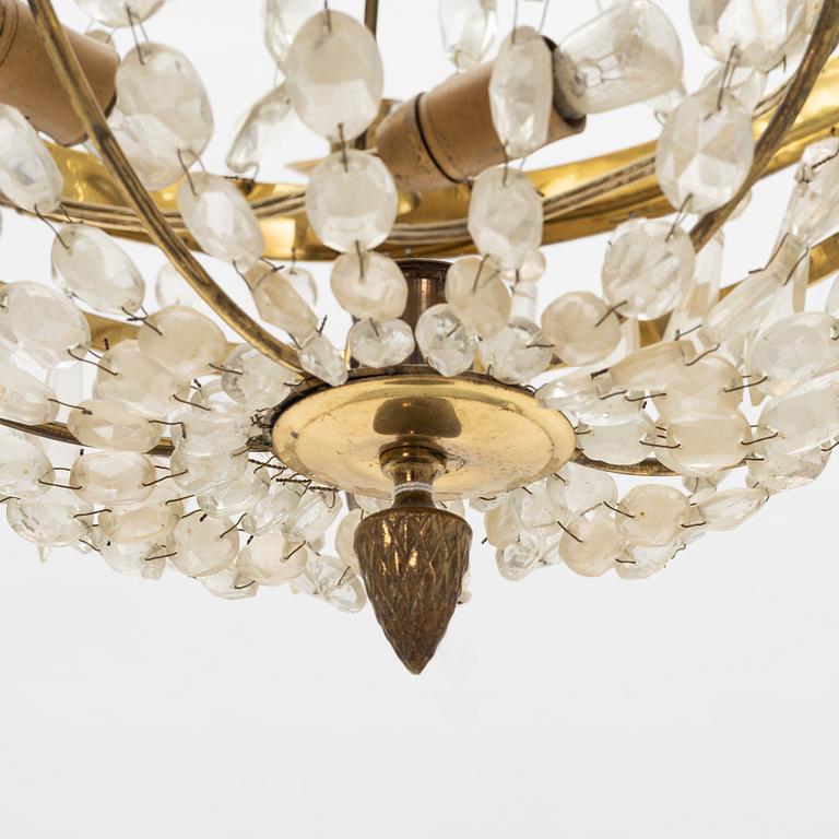 A Gustavian style chandelier, 20th Century.