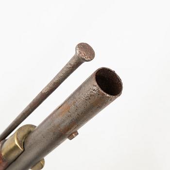 A 1851 pattern converted percussion British-Swedish musket.