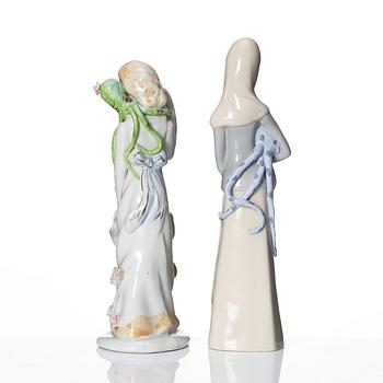 Ola Niklasson, Två kvinnor med prickiga bläckfiskar.