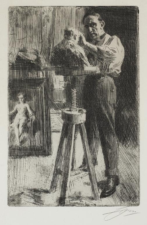 Anders Zorn, "Prince Paul Troubetzkoy I".