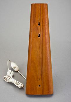 VÄGGLAMPA, teak, trol Danmark, 1950-/60-tal.