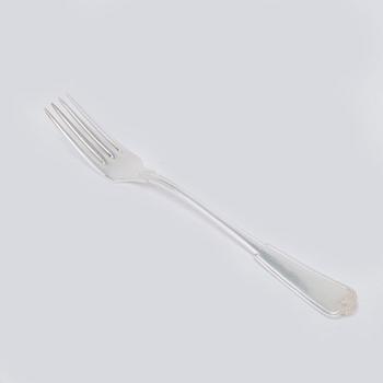 W.A. Bolin, bestickuppsättning, 89 delar, silver, Stockholm 1938, gammal Fransk.