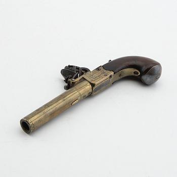 Flintlåspistol John Fox Twigg London, 1700-talets senare del.