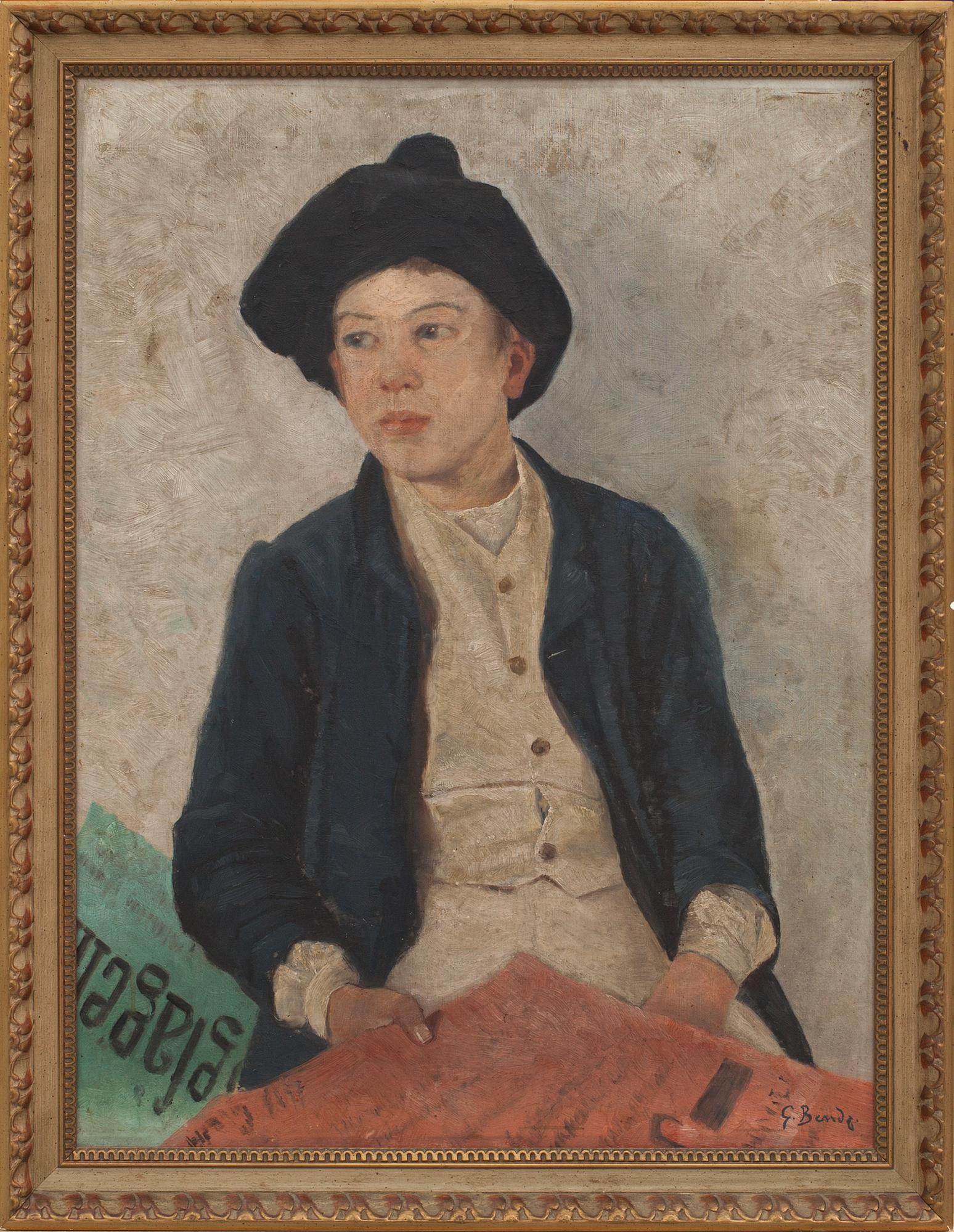 OKÄND KONSTNÄR, olja på duk, signerad.