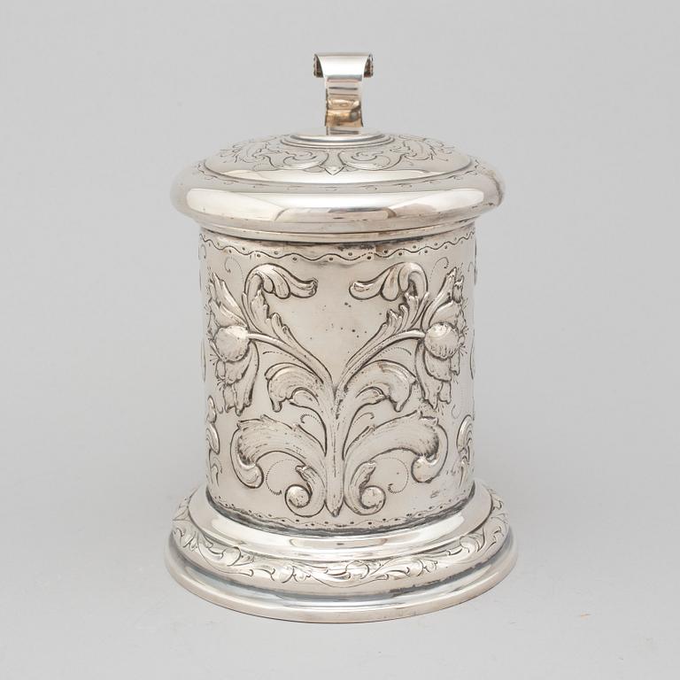 TAGE GÖTHLIN, a silver tankard from Gothenburg, 1949.