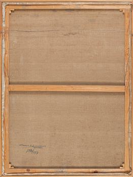 SVEN AXEL HANSSON, oil on canvas, signed and dated 1977 à tergo.