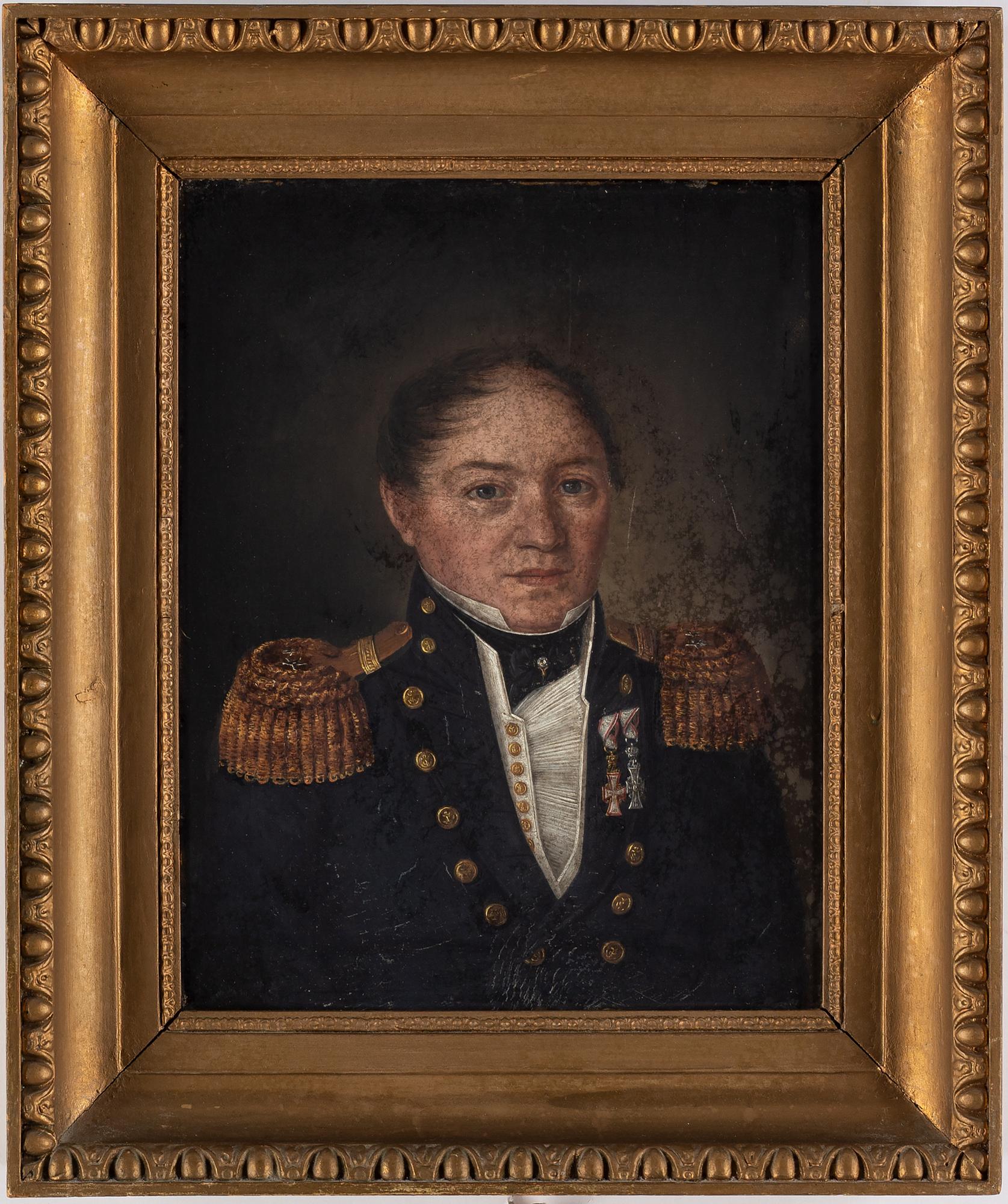 OKÄND KONSTNÄR, 1800-tal, ett par, olja på duk, signerade P. Petersen och daterade 1839 a tergo.