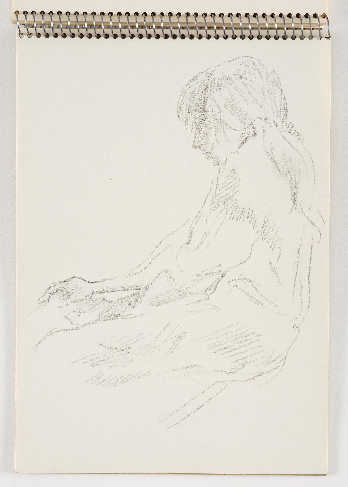 Lotte Laserstein, Skissblock med 19 teckningar varav 1 signerad.