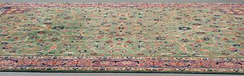 A carpet, a semi-antique Tabriz, ca 374-376,5 x 268-276 cm.