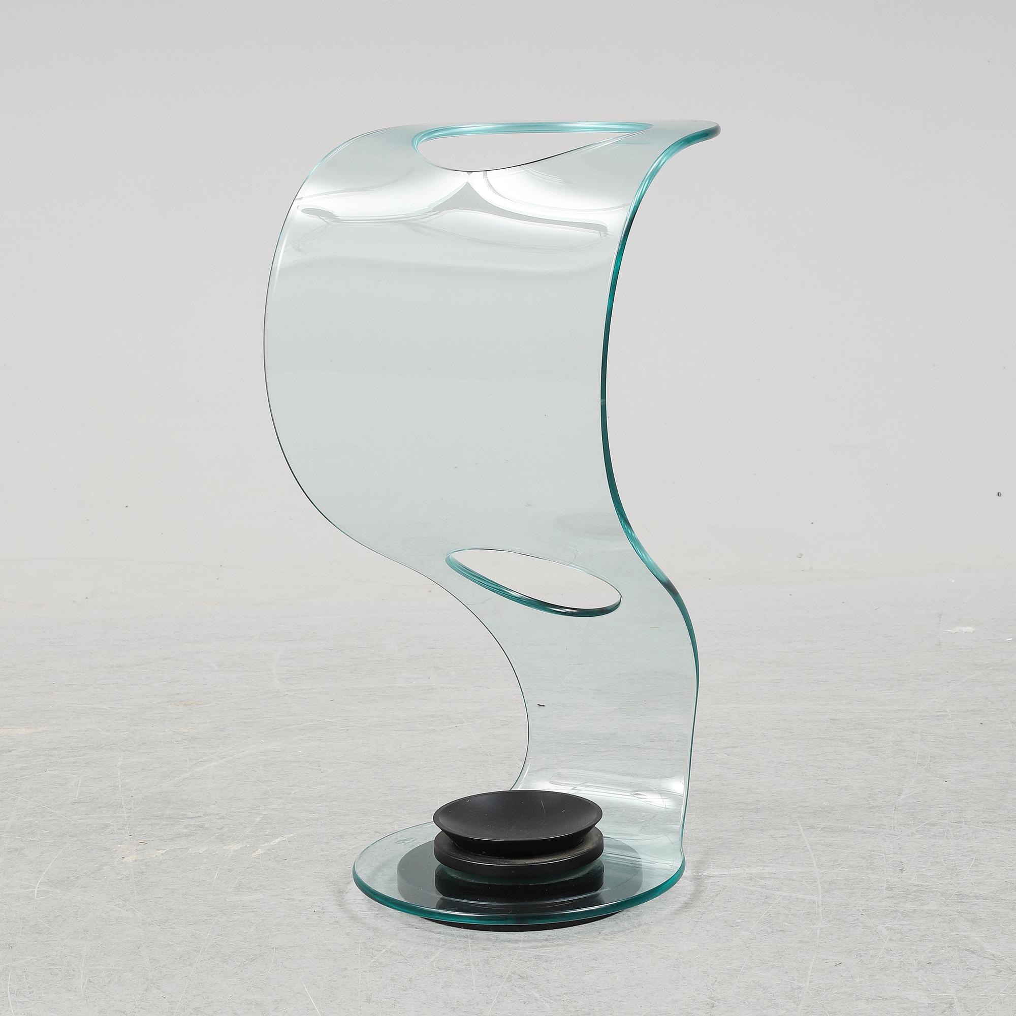 An umbrellastand by Elio Vigna, "Cobra", Fiam, Italy, 21th century.