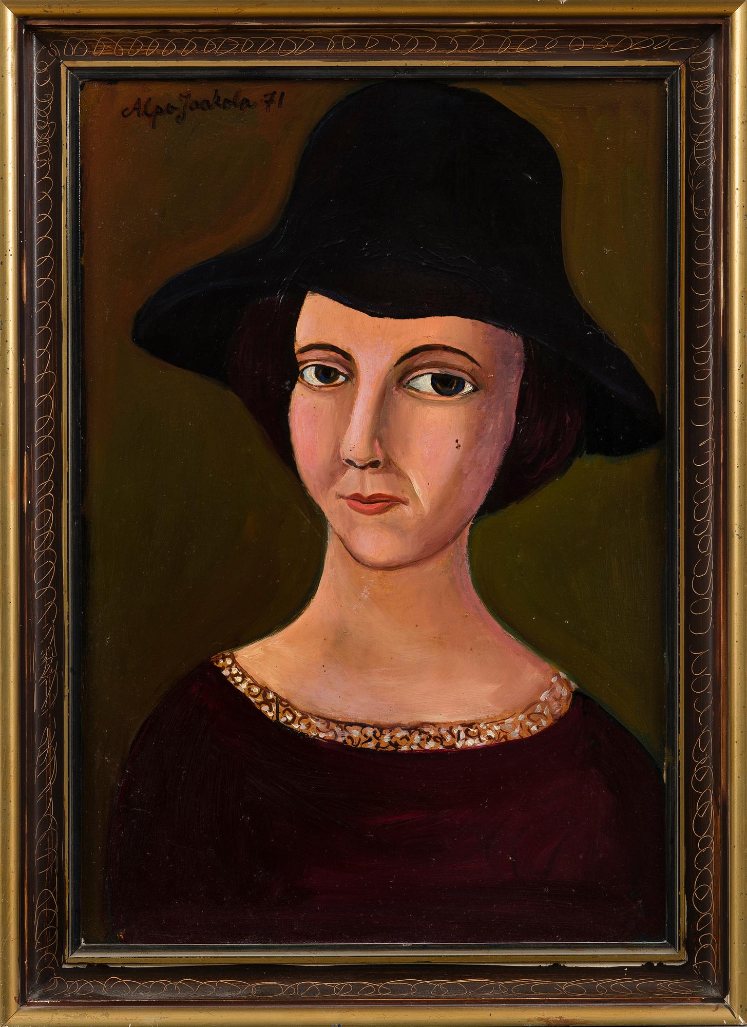ALPO JAAKOLA, "LADY WITH A BLACK HAT".