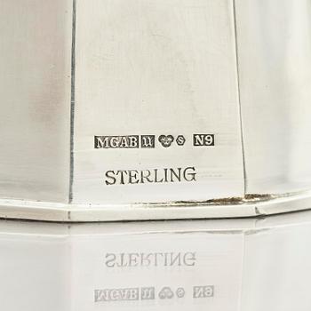 Markströms Guldsmeds Ab, a pair of sterling silver candlesticks, Uppsala, Sweden 1967.