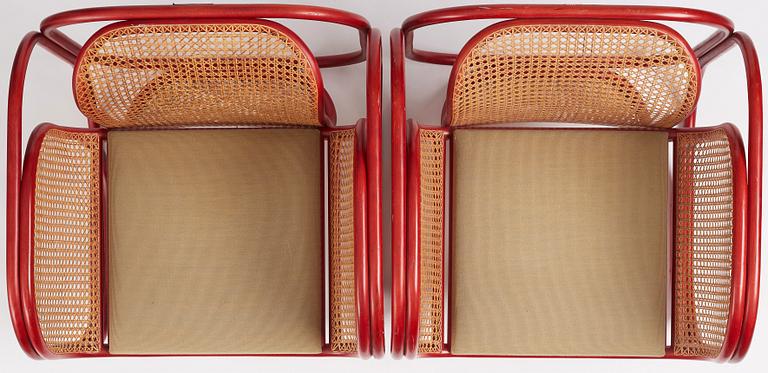 Jan Bocan, a pair of easy chairs, Thonet, provenance the Czechoslovakian embassy in Stockholm 1972.