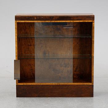 A stained birch book case, 1930/40s.