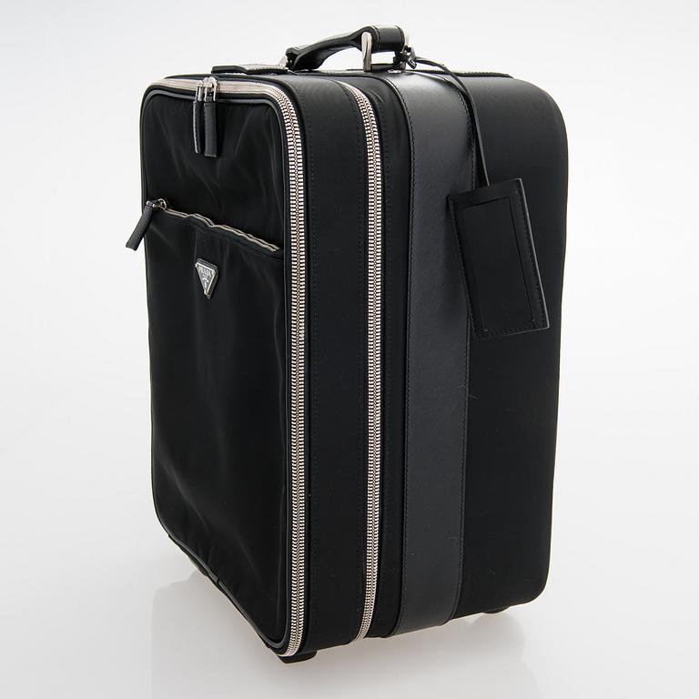 Prada, suitcase.