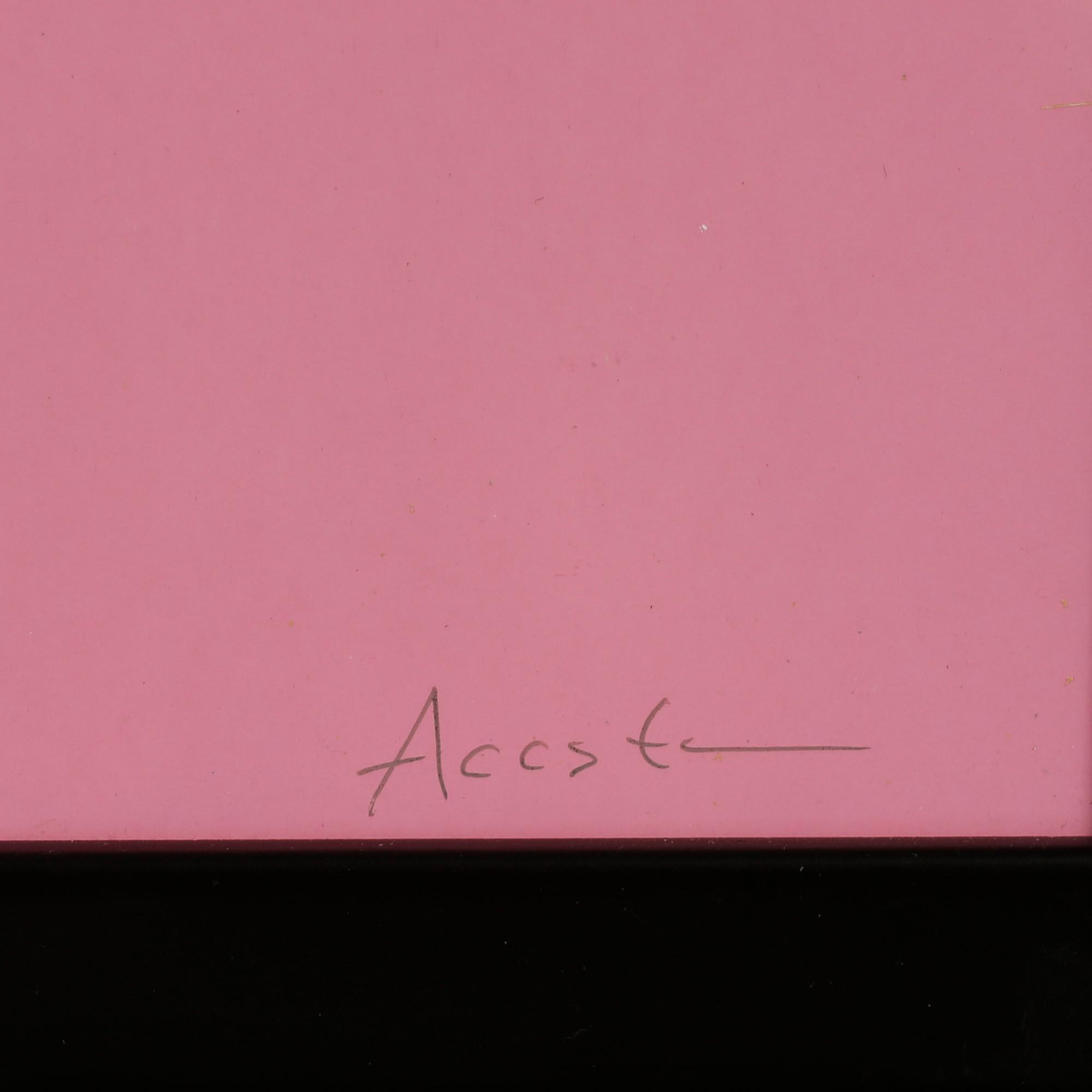 JOHNNY ACOSTA, färglitografi, signerad och numrerad 67/250.