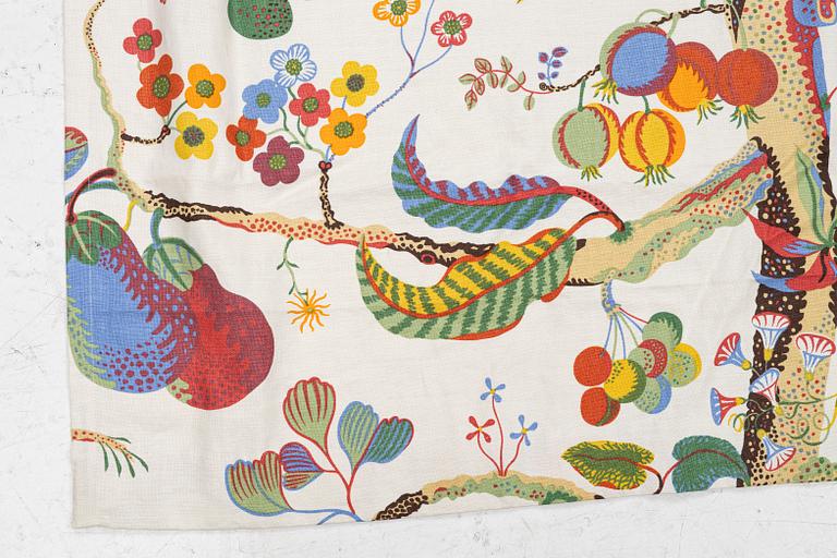 Josef Frank, a pair of 'Vegetable Tree' curtains, Svenskt Tenn.