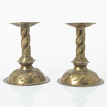 Candelabras a pair, Baroque style, 18th/19th century.