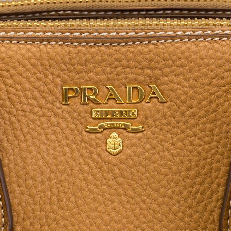 A Prada bag in vitello daino leather.