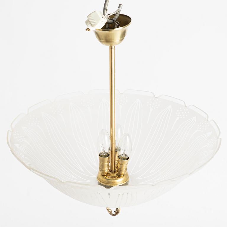 Ceiling lamp, 20th century, mid-20th century.