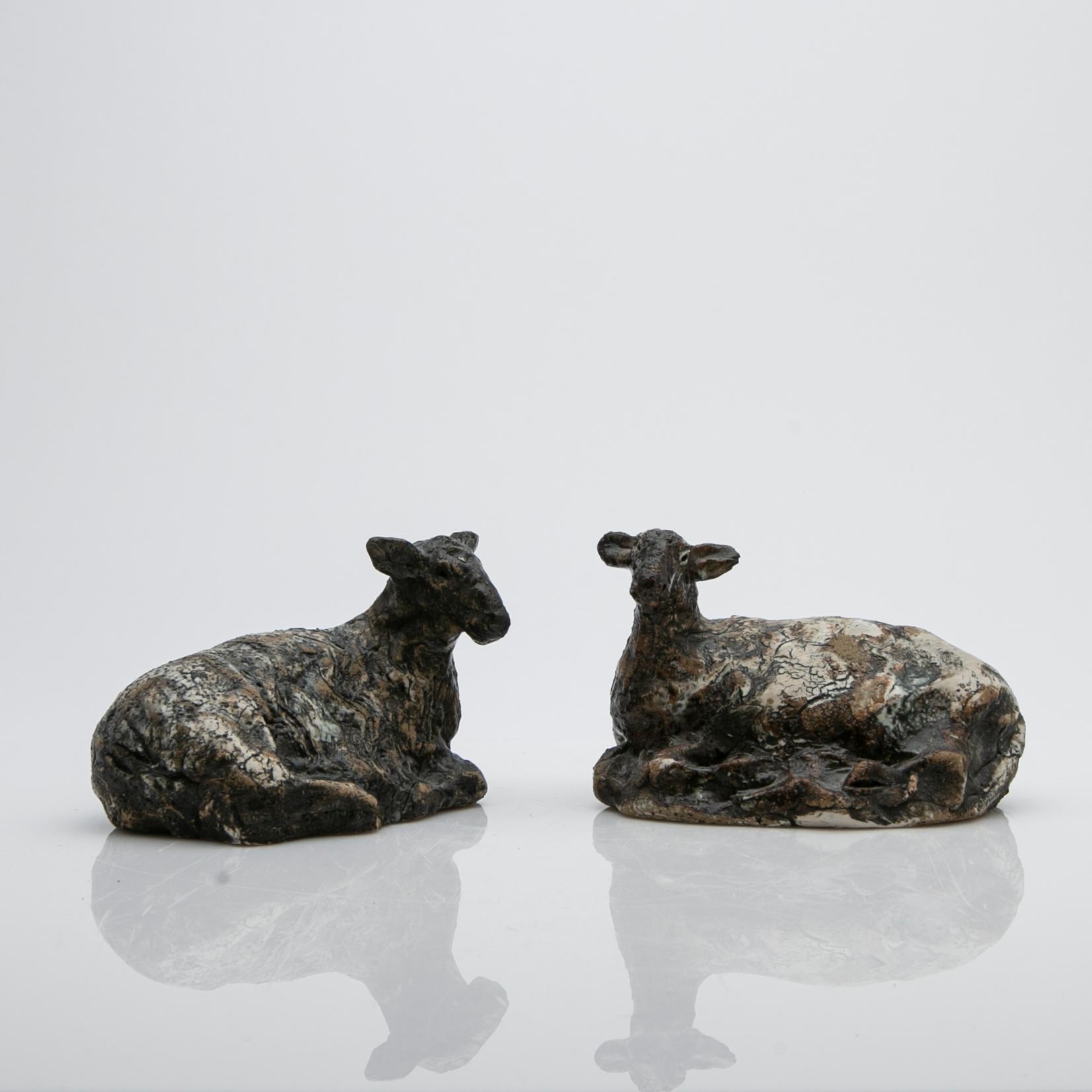 Henrik Allert, Sculptures, 2, ceramic, sheep.