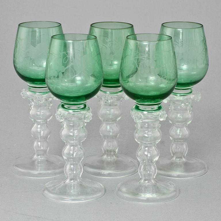 GLAS, 12 st, Remmare, 1900-tal.