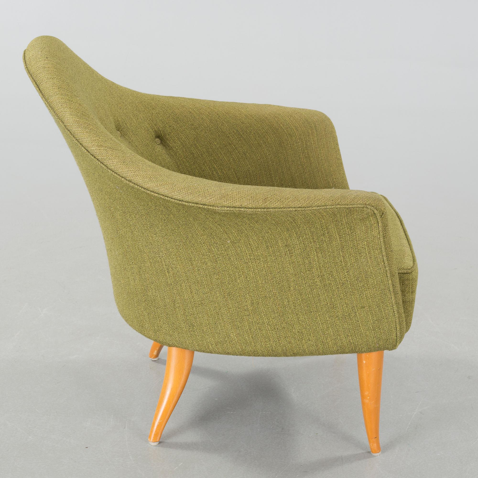 a lounge chair, model "Lilla Adam", for Nordiska Kompanier, third quarter of the 20th century.