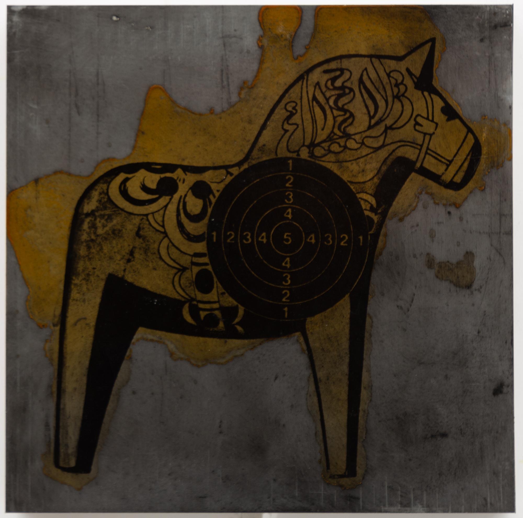 Peter Johansson, "The final solution to the problem of sculpture", polyptyk, 16 delar.