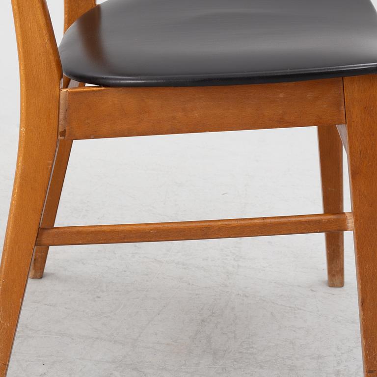 Chairs, 7 pcs, Farstrup, Denmark, 1950s/60s.