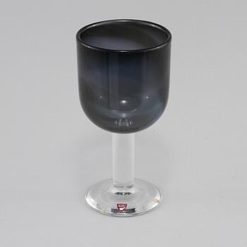 POKAL, glas, Olle Alberius, Orrefors, signerad, 1900-talets andra hälft.