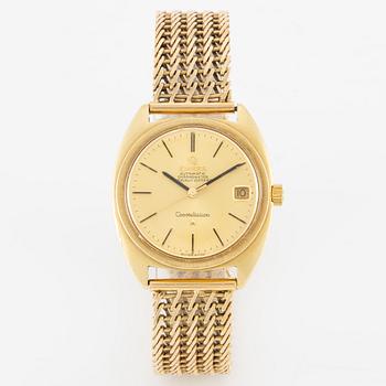 Omega, Constellation, "C", armbandsur, 34,5 mm.