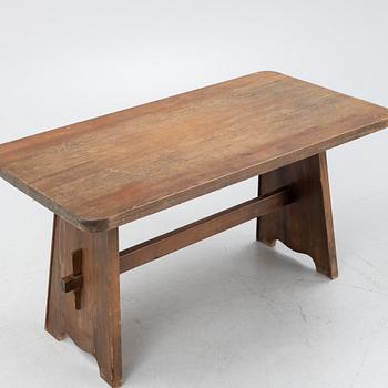 Göran Malmvall, a mid 20th century pine dining table.