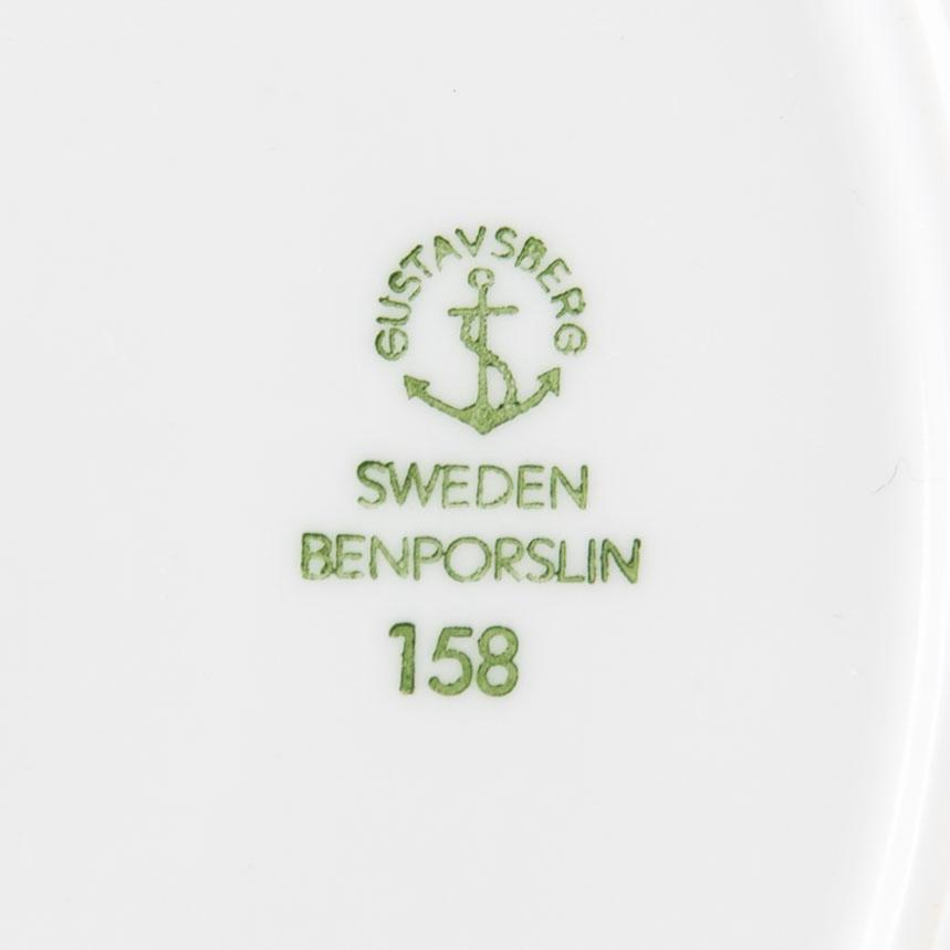 Servis 23 dlr, "Blå Blom", Gustavsberg.