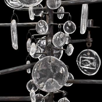 ERIK HÖGLUND, a chandelier by Boda Smide in the second half of the 20th century.