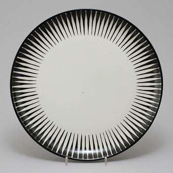 FAT, flintgods. "Zebra", Eugen Trost, Upsala-Ekeby Gefle, 1955-1967.