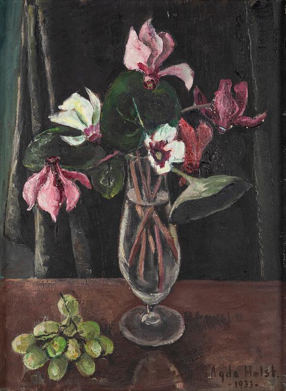 Agda Holst, oil on canvas, signed and dated 1933.