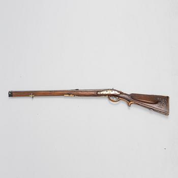 Slagslåsstudsare ändrad från flintlås,  Franz Steskal,  Österrike, 1700-talets slut.