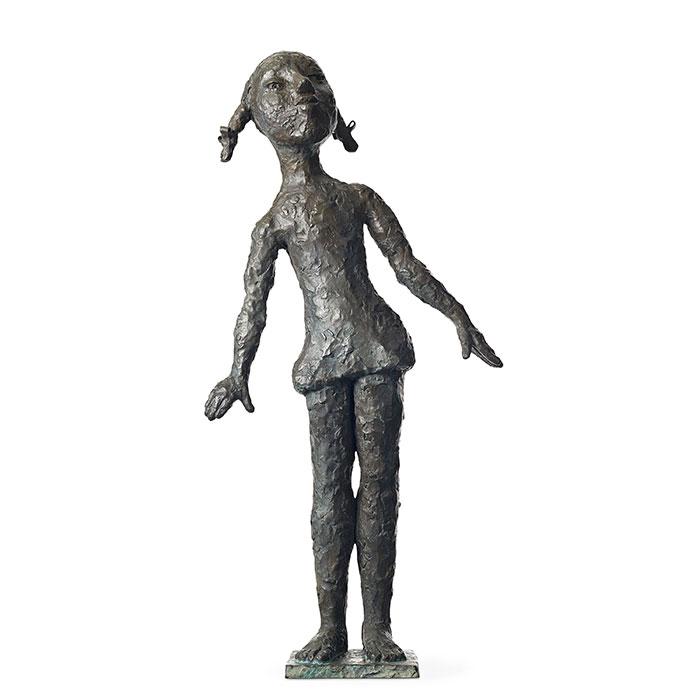 "Flicka med flätor"