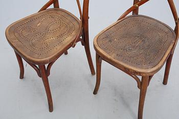 STOLAR, ett par, Thonet, 1888-1922.
