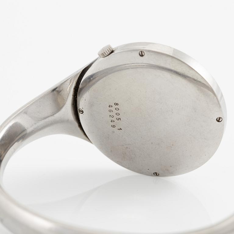 Georg Jensen, "L.U. Chopard & Cie", design Vivianna Torun Bülow-Hübe, wristwatch, 33 mm.